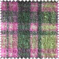 粉紅格雙面立絨